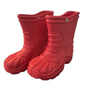 Kids Red Rain Boots